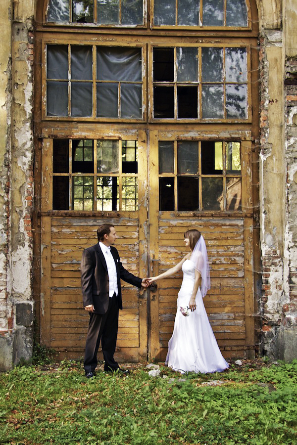 Ania i Jakub plenerowa sesja ślubna Zawiercie Pilica Smoleń