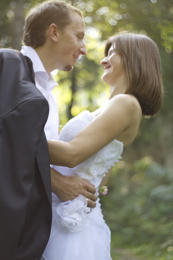 Ania i Jakub plenerowa sesja ślubna Zawiercie Pilica Smoleń