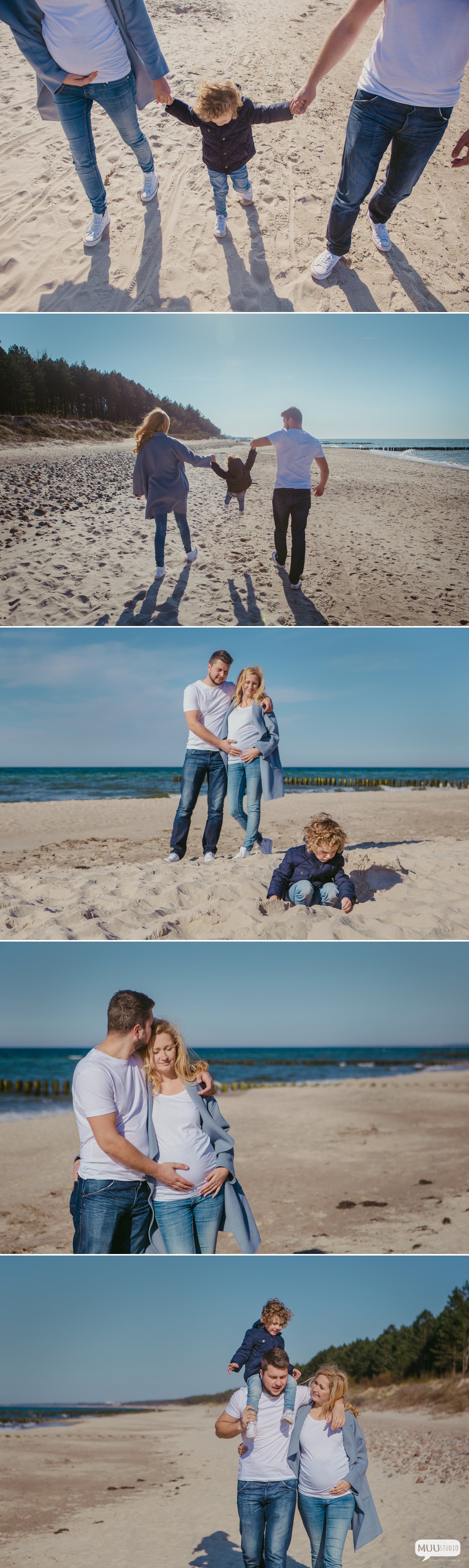 fotografia ciążowo rodzinna w plenerze białogard