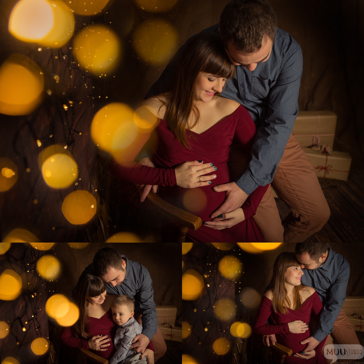 świąteczna sesja ciążowa śląsk