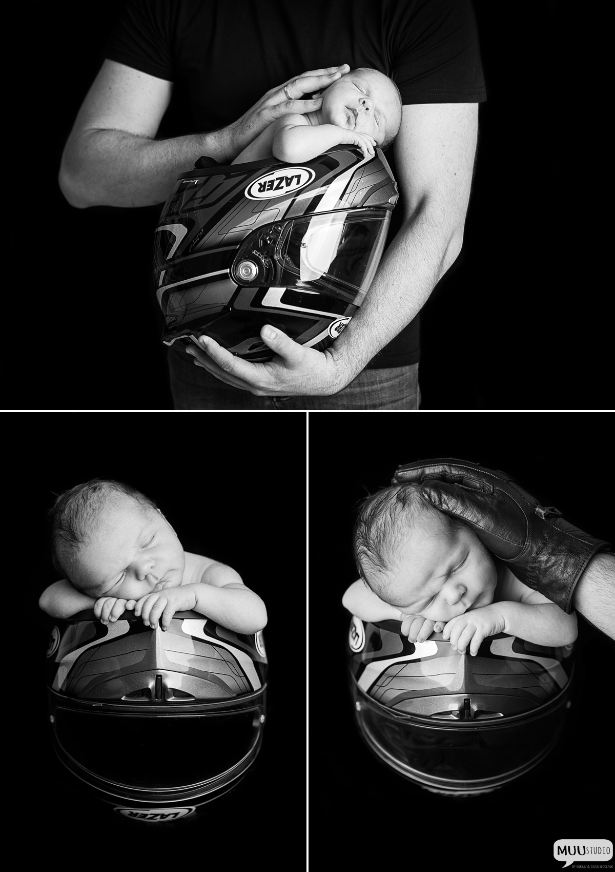 motocyklowa sesja noworodkowa katowice