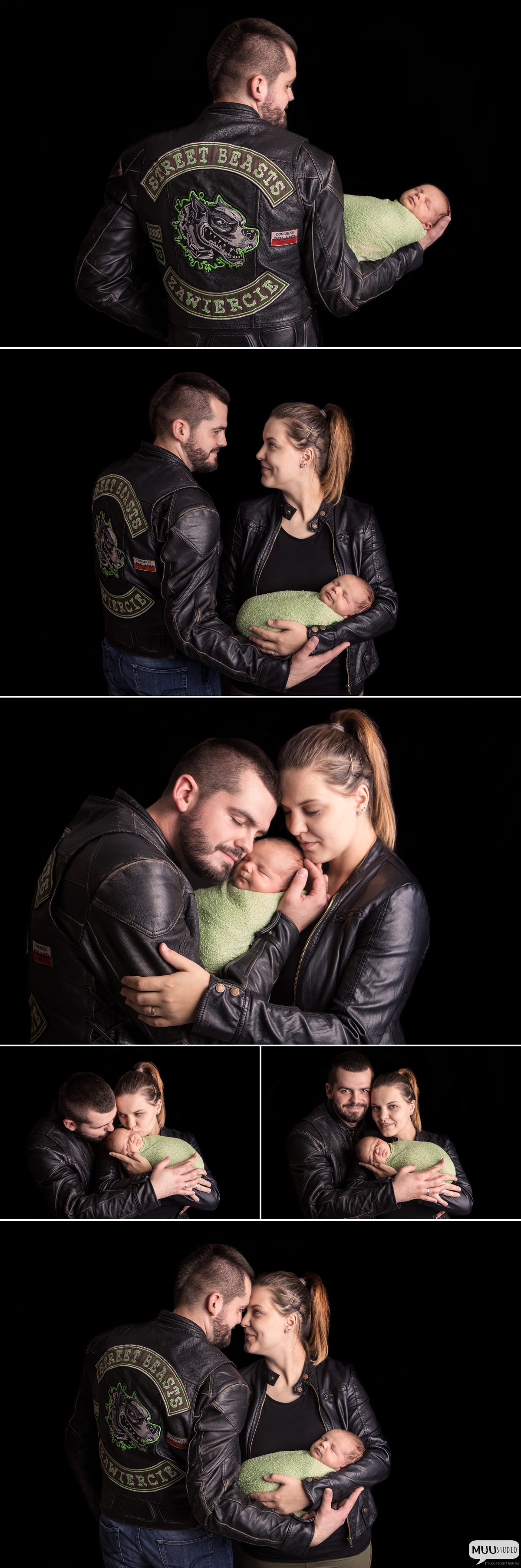 motocyklowa sesja noworodkowa zawiercie