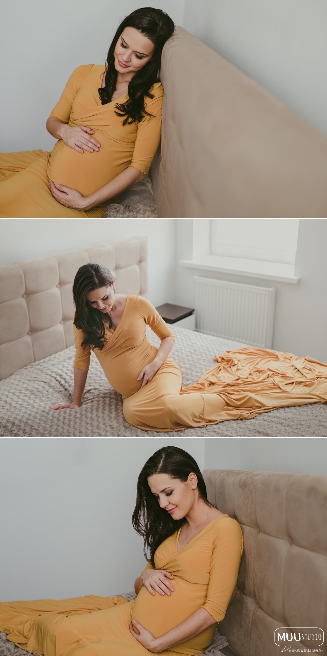 naturalna sesja ciążowa w domu Koszalin