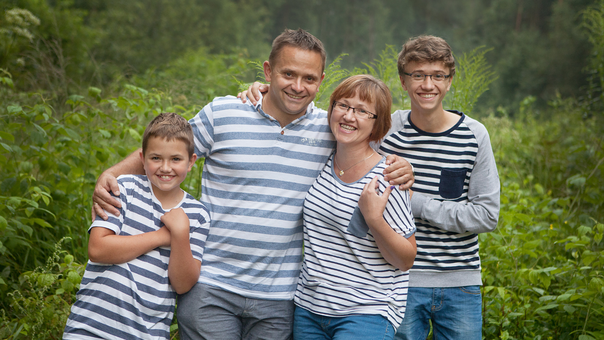 Plenerowa sesja rodzinna