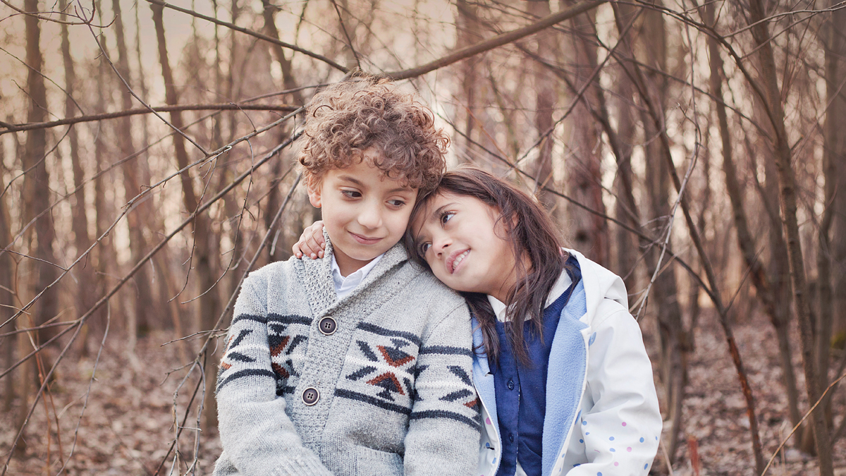 Amelka i Jaś – sesja dziecięca w plenerze